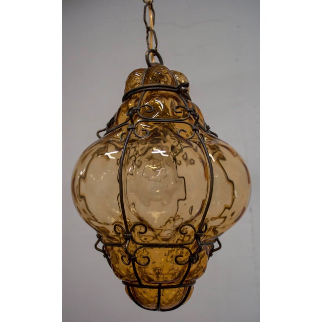 Pendant in Caged Glass by Gianni Seguso, 1960s For Sale - Image 10 of 10