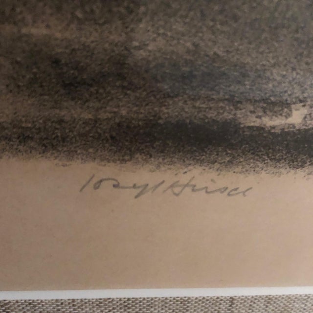 Impressionist Joseph Hirsch (1910 - 1981) "September Morn" Variant Signed / Numbered C.1960s For Sale - Image 3 of 6