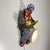 Italian Ceramic Clown Wall Lamp, 1950s For Sale - Image 6 of 18