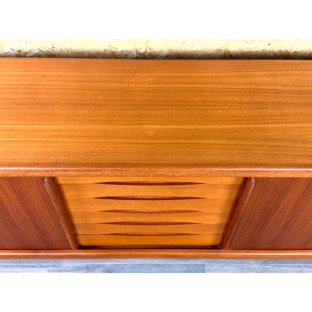 Vintage Danish Teak Sideboard from Dyrlund, 1970s For Sale - Image 10 of 18
