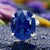 2010s Natural Solitaire Composite Sapphire Ring 6.5 14k WG 16.63 TCW Certified For Sale - Image 5 of 11