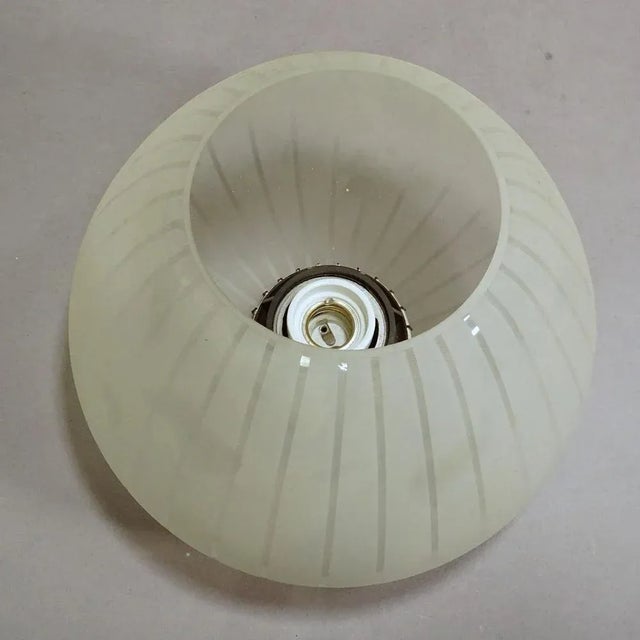 Peill & Putzler Vintage Bauhaus Light Fixture Stella attributed to Wagenfeld Peill & Putzler, Germany, 1950s For Sale - Image 4 of 6