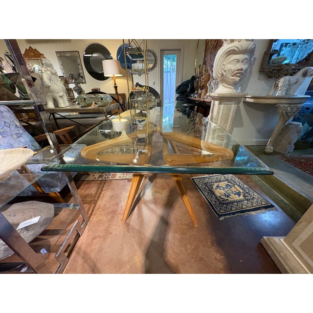 Wood 1960s Italian Modern Dining Table Designed by Mario Gottardi for Roncoroni Cantu For Sale - Image 7 of 14