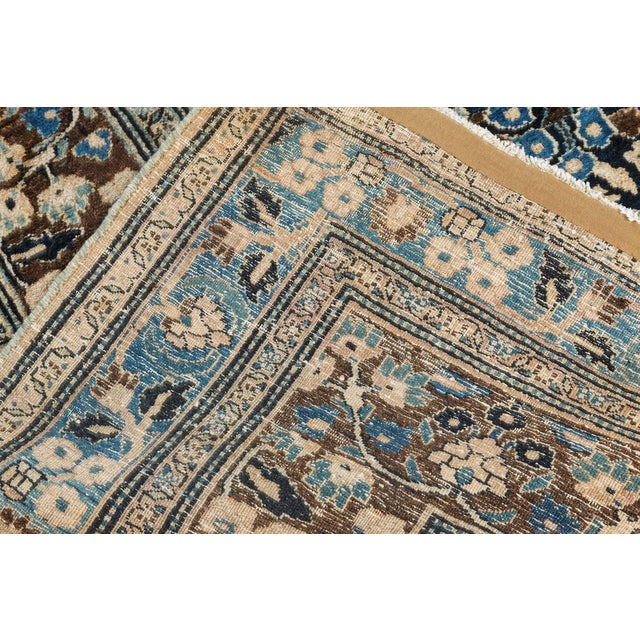 Persian Authentic 19th Century Persian Meshad Carpet For Sale - Image 3 of 7
