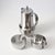 Mid-Century Modern Danish Stainless Steel Coffee Set, 1950s, Set of 3 For Sale - Image 3 of 13