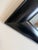 Black Wooden Wall Mirror, 1980s For Sale - Image 4 of 8