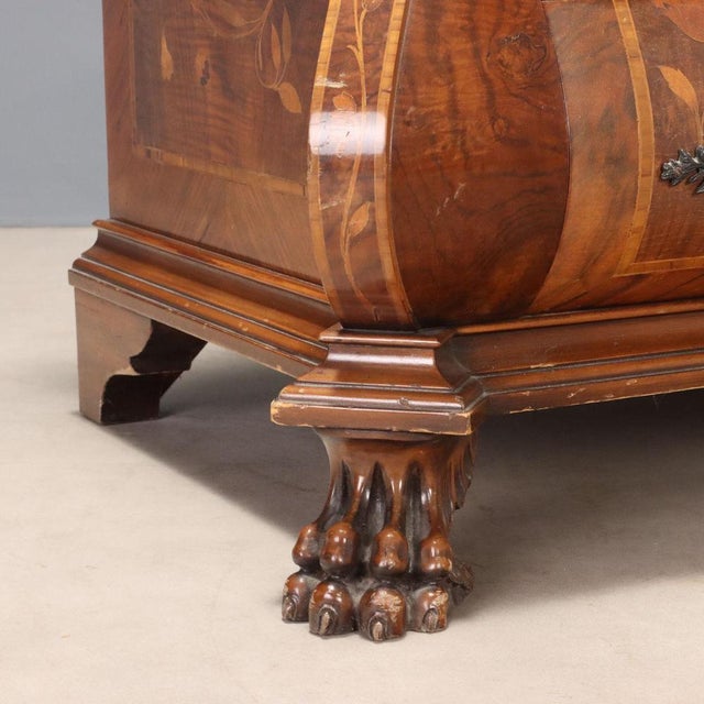 Dutch Style Secretaire with Floral Inlays For Sale - Image 11 of 15