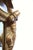 Wood 1980s Carved Wood Monkey & Palm Frond Wall Mirror For Sale - Image 7 of 8