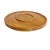 1950s 1950s Mid-Century Modern Solid Wood Serving Tray – Carved Edge Pedestal For Sale - Image 5 of 8