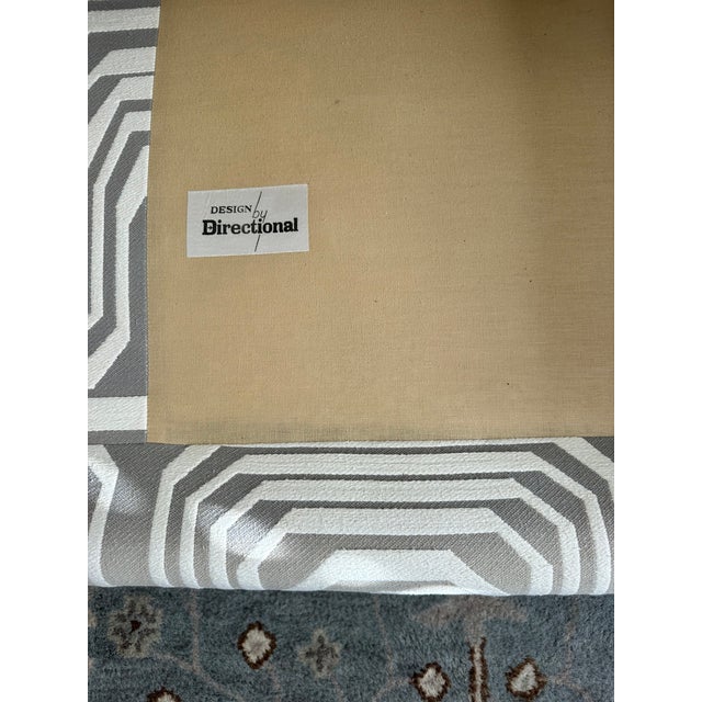 Textile MCM Directional Ultra Modern, Geometric Sofa 1970's For Sale - Image 7 of 7