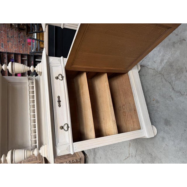 Early 20th Century Sideboards in Solid Oak, Set of 2 For Sale - Image 15 of 18