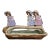 19th Century French Barbotine Centerpiece Jardinière With Young Girls For Sale