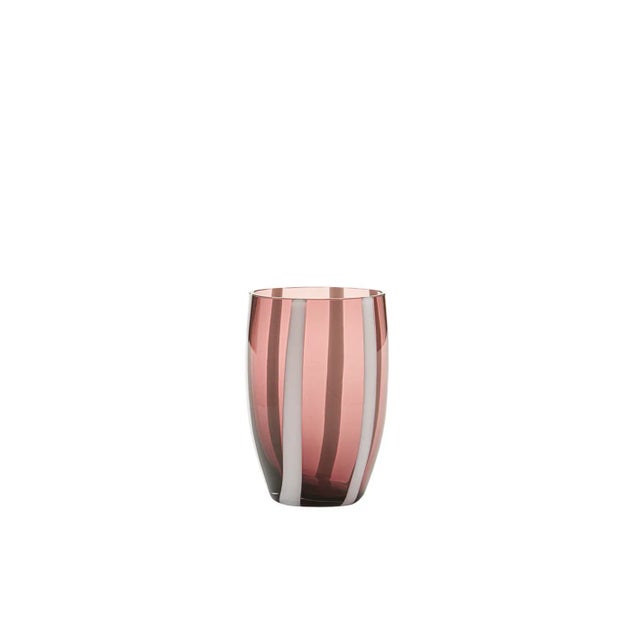 Gessato Tumbler Amethyst Hand wash or dishwasher safe.