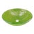Regency Style Glass Bright Glossy Lime Green Wavy Design Vessel Vanity Bathroom Sink For Sale