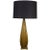 Italian Murano Ribbed Glass Table Lamp With Gold Flecks, 1960s For Sale In New York - Image 6 of 6