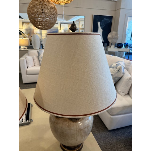 2020s Pair of John Richard’s Table Lamps For Sale - Image 5 of 11