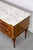 Metal Italian Walnut Carrara Marble and Brass Sideboard from Cantu, 1960s For Sale - Image 7 of 12