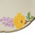 1990s Mid-Century Modern Franciscan Poppy Chop Plate Serving Platter Yellow & Purple Flowers 12" Round For Sale In Austin - Image 6 of 12
