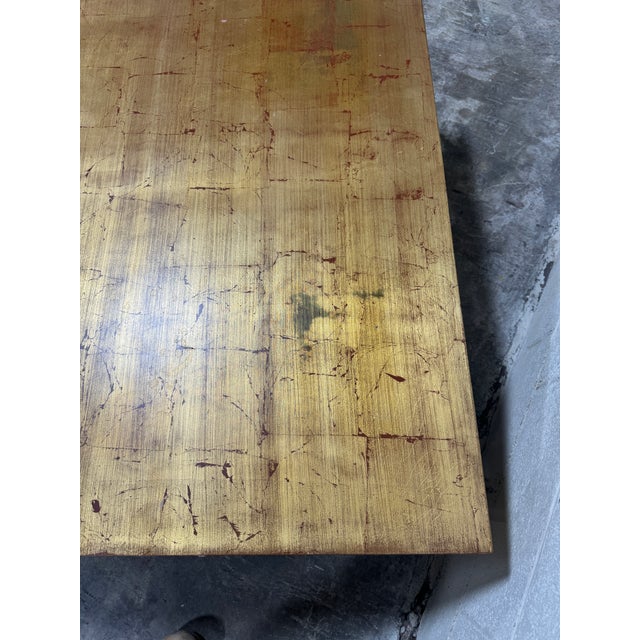 Vintage Gold Leaf Asian Style Coffee Table For Sale In Richmond - Image 6 of 11