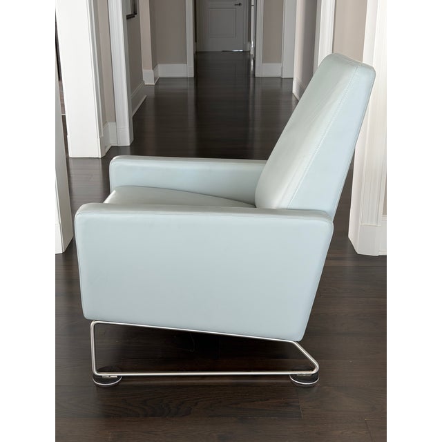 Mid-Century Modern DWR Design Within Reach Flight Recliner Chair For Sale - Image 3 of 11
