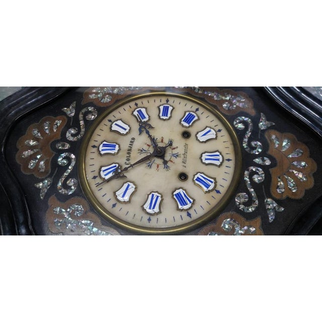 Vintage Wall Clock in Wood For Sale - Image 13 of 18