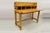 Campaign Style Teak Wood Flip Top Writing Desk With Side Chair - 2pc Set For Sale In Philadelphia - Image 6 of 13