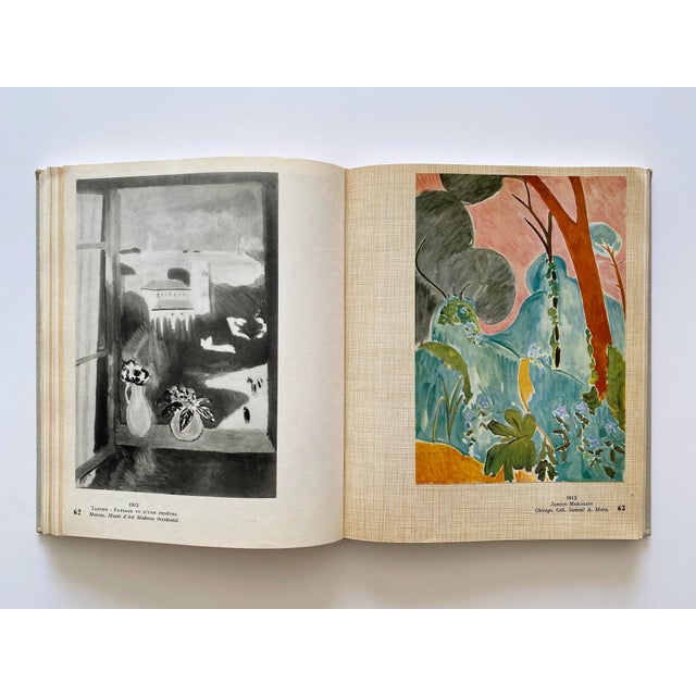 Henri Matisse Vintage 1958 First Edition Fine Art Lithograph Print Large Volume French Modern Art Hardcover Book For Sale In Kansas City - Image 6 of 18