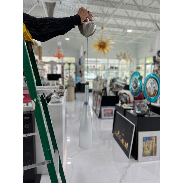 Suspension Light From Murano by Mazzega For Sale - Image 9 of 11