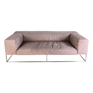 Vintage Ile Cube Sofa in Leather from Living Divani For Sale