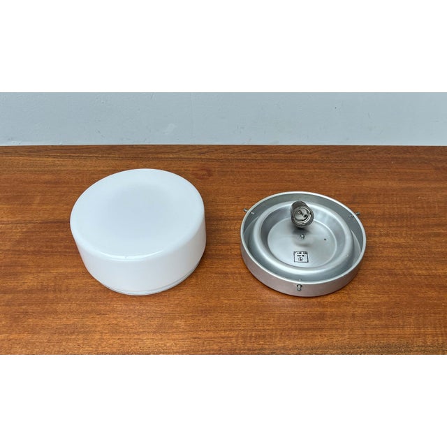 Mid-Century Modern Minimalist Flush Mount SLO Sähköliikkeiden Oy Finland, 1960s For Sale - Image 16 of 17