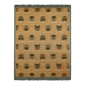 Ward + Gray Winter Sisal With Wool Overlay Runner Rug, 2.5' x 12'