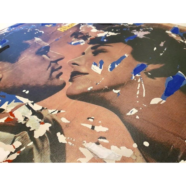 Mimmo Rotella, Tonight the Sun will Rise, 1997, Silkscreen and Collage For Sale - Image 4 of 6