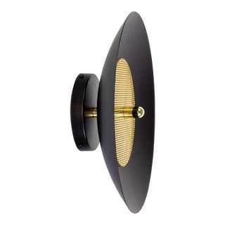Signal Wall Sconce, Black & Brass, Led Wall Light, Modern Lamp, by Souda For Sale