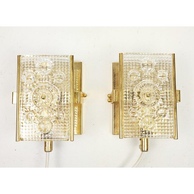 Vintage Wall Lamp by Carl Fagerlund for Orrefors, 1960s For Sale - Image 6 of 14