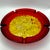 Wayne Husted 1960s Blenko Amberina Cigar Ashtray For Sale - Image 4 of 7