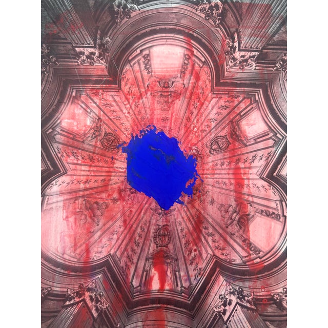 Abstract Yves Klein Blue Painting by Virginia Chamlee For Sale - Image 3 of 3