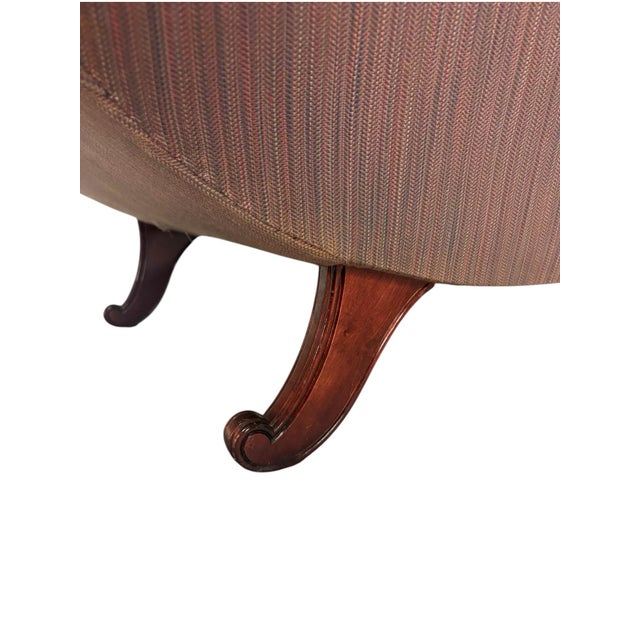 Pierre Counot Blandin Dusty Purple Settee For Sale - Image 4 of 7