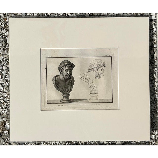 Vintage Boho Bust of Man Original Prints - Set of 6 For Sale In West Palm - Image 6 of 10