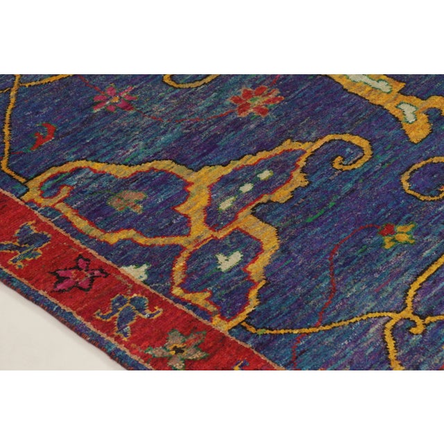 Late 20th Century Contemporary Persian Style Floral Natural Silk Rug by Rug & Kilim, India For Sale - Image 5 of 10