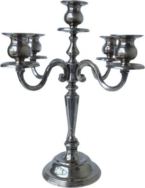 Vintage Silverplate 5-Candle Candelabrum Centerpiece