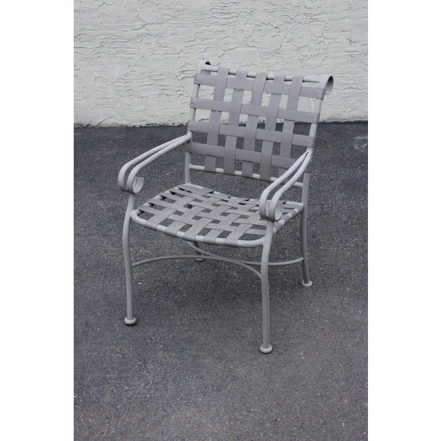 Woodard Ramsgate Oval Patio Dining Table And Six Chairs Set For Sale - Image 15 of 18