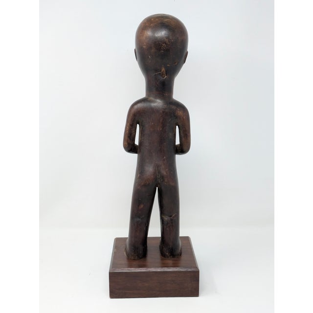 1950s Hand-Carved Folk Art Ancestor Statue: Nyamwezi People of Tanzania For Sale - Image 5 of 9