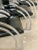 Chrome Vintage 1970s Cantilever Chrome Chairs Milo Baughman Style - Set of 4 For Sale - Image 8 of 9