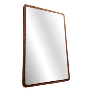Vintage Teak Mirror, Denmark, 1950 For Sale