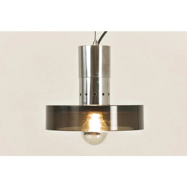 Minimalistic pendant light designer: flavio poli year: around 1970 manufacturer: seguso vetri di arte, murano country:...