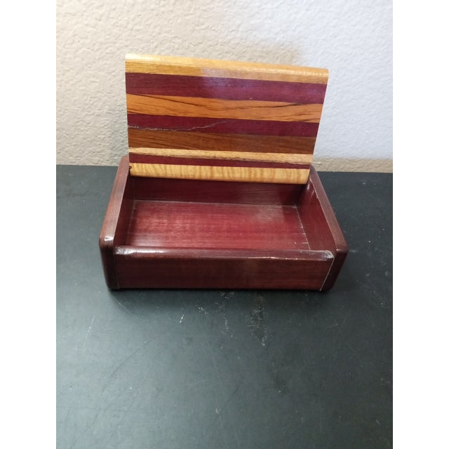 1980s Exquisite Handmade Marquetry Keepsake Box For Sale In Dallas - Image 6 of 6