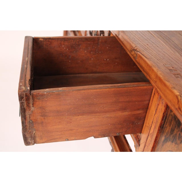 Chinese Elm Wood Sideboard For Sale - Image 13 of 13