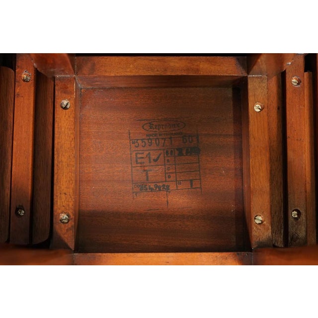 Vintage Nest of Tables with Pie Crust Top from Bevan Funnel For Sale - Image 15 of 16