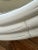 Vintage Faux Bamboo Oval Wall Palmette Mirror in Distressed White Finish For Sale - Image 10 of 12