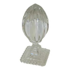 1960s 7” Lead Vit Crystal Finisl Glass Paperweight